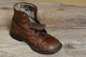 Старый ботинок